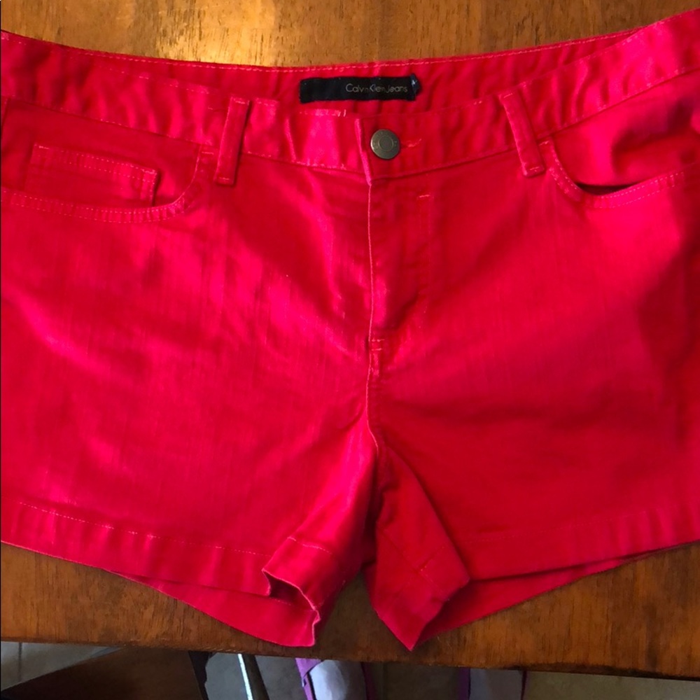 Calvin Klein colored shorts. Multiple colors.